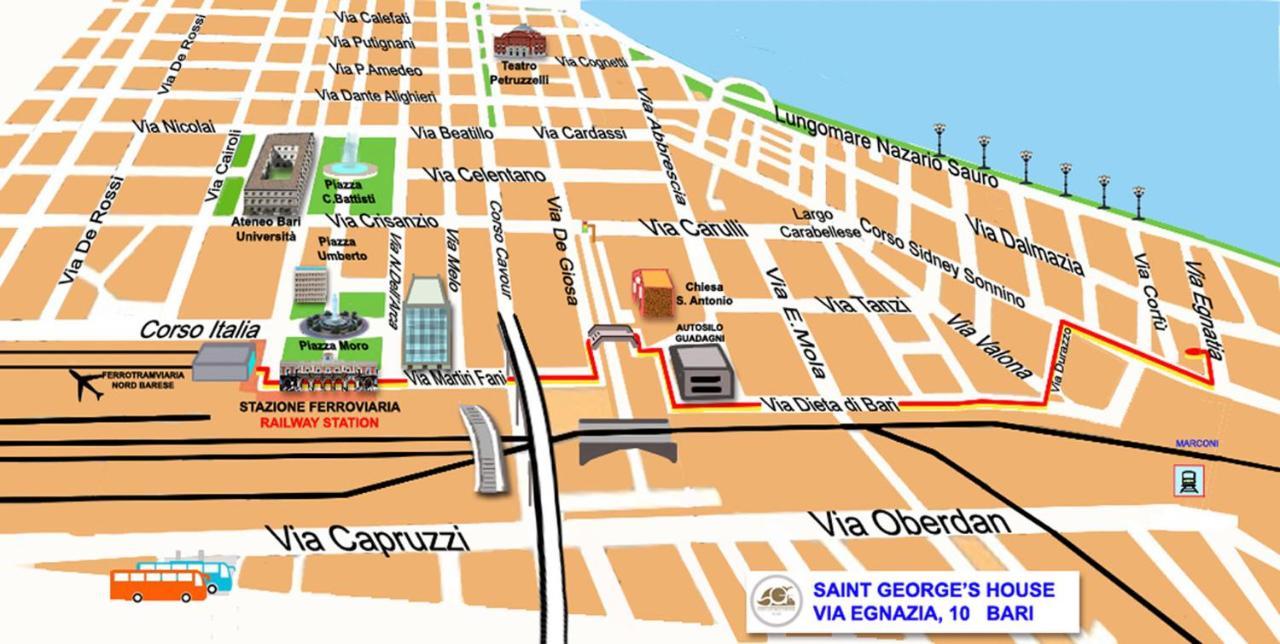 Saint George'S House Bari Apartment Luaran gambar